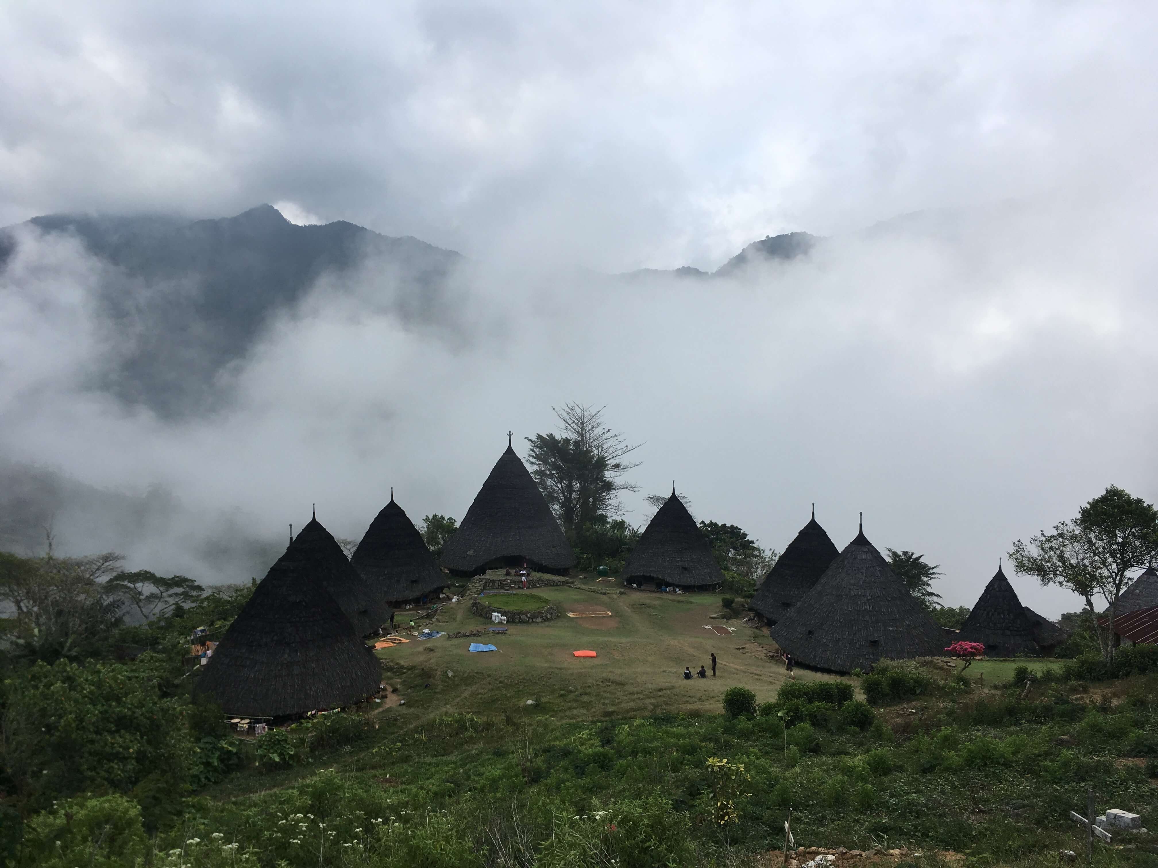 Village traditionnel à Flores